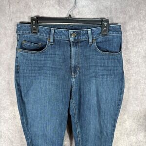 L.L. Bean 1912 Denim Jeans‎ Dark Wash Stretch Womens Size 12